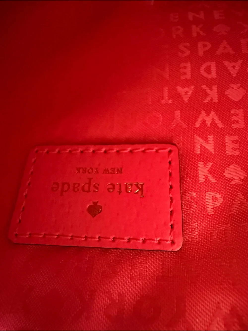 kate spade flamingo Pink Mini Wristlet  Bag